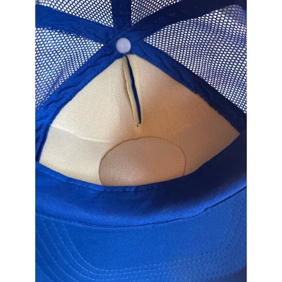 Hendricks County Ham Club Blue Trucker Hat One Size Fits All 100% Polyester & Ny - Picture 7 of 7